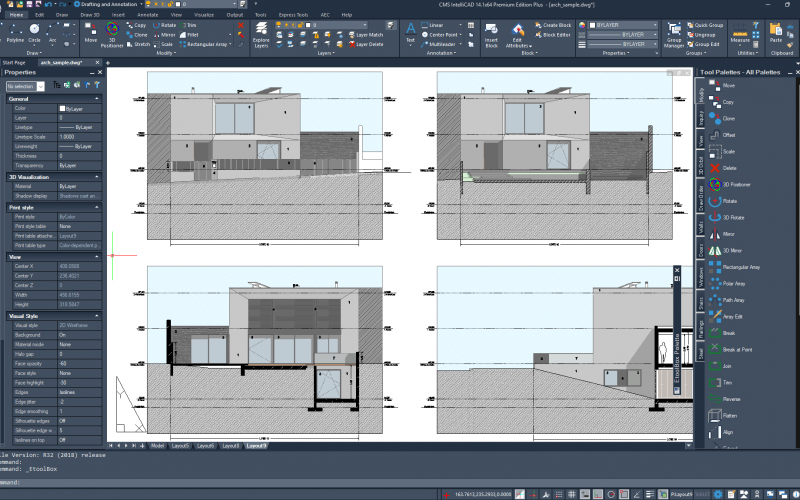 Software CAD 2D y 3D CMS IntelliCAD 14.1